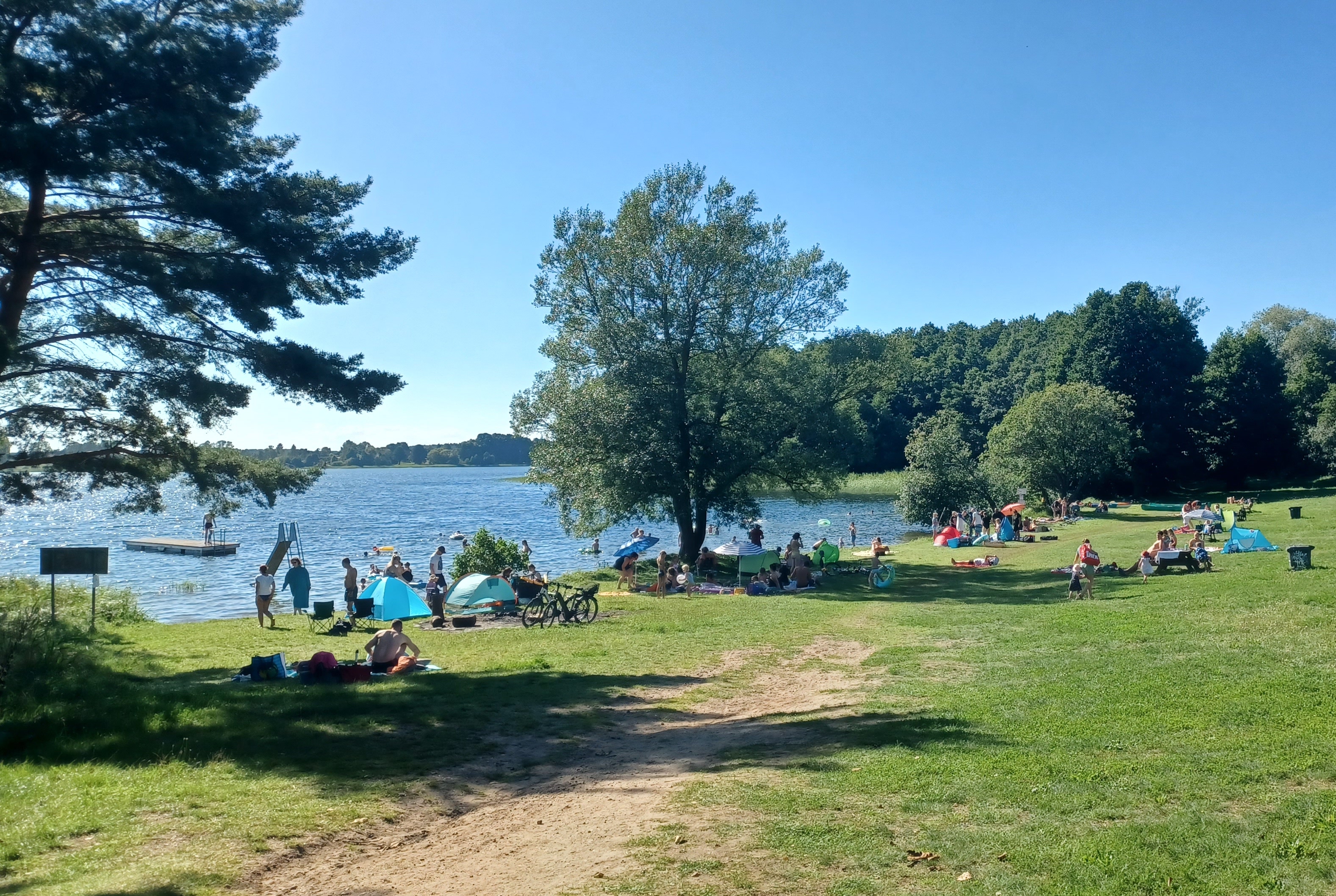 Havel Alm Kratzeburg | Strand am Käbelicksee