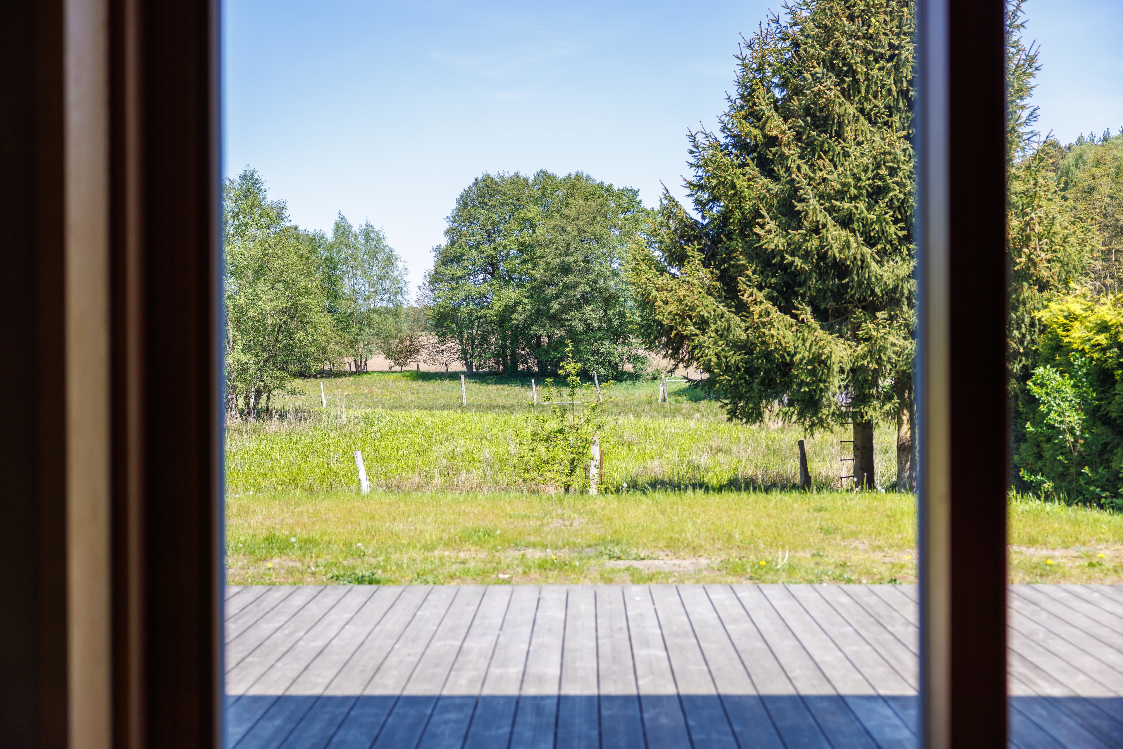 Havel Alm Kratzeburg | Blick auf die Terasse