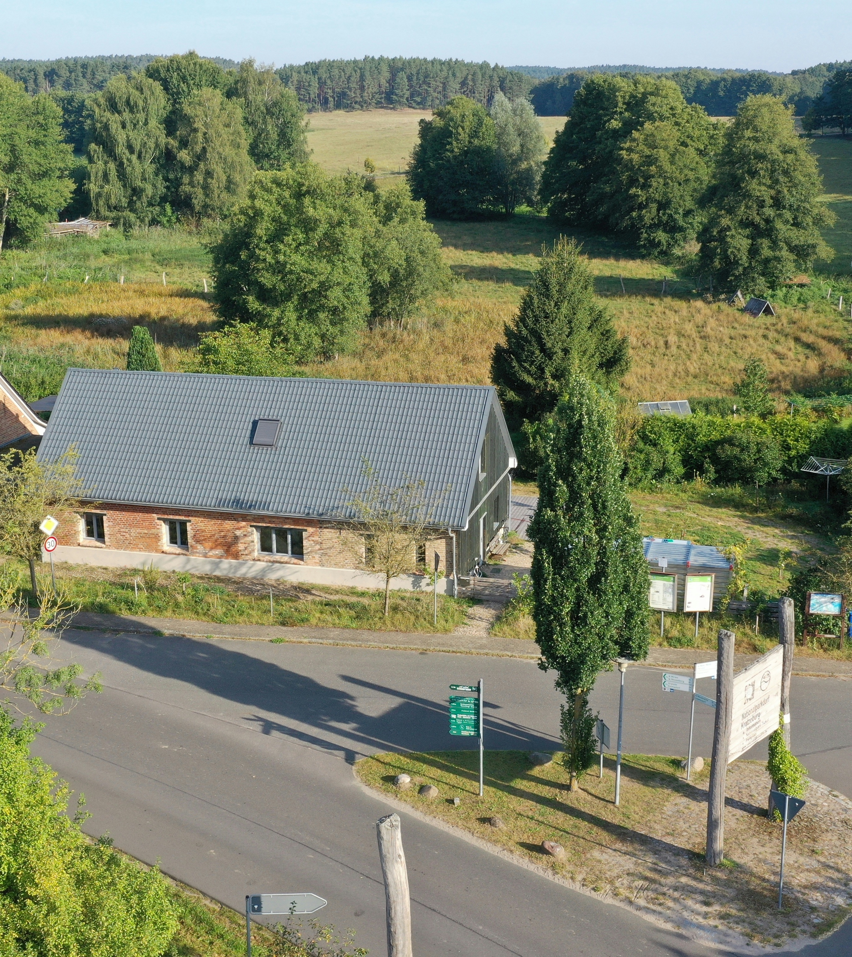 Havel Alm Kratzeburg | Das Haus von oben
