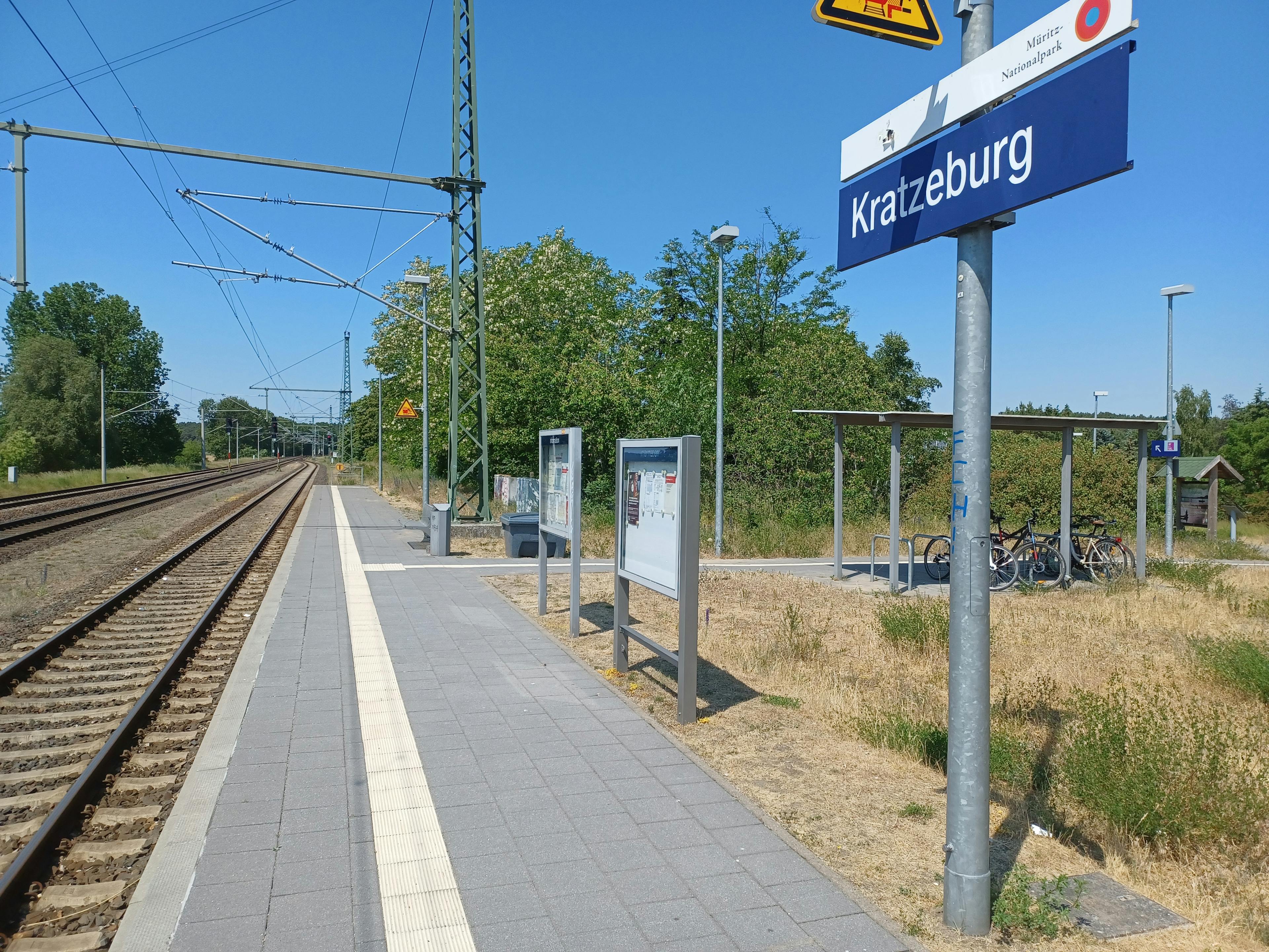 Havel Alm Kratzeburg | Bahnhof Kratzeburg